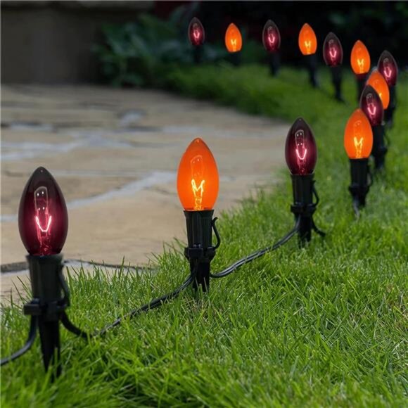 Halloween Pathway Lights Outdoor,10 Pack Halloween Party Decor Stake Lights - Picture 4 of 8